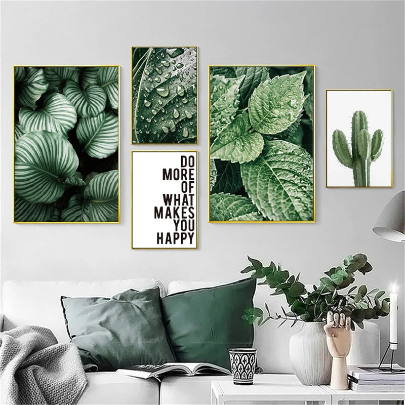 Affiche plante verte