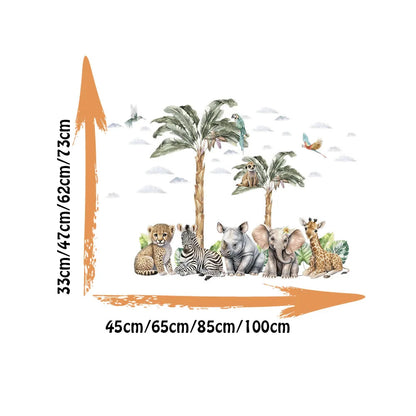 Stickers muraux Jungle Safari