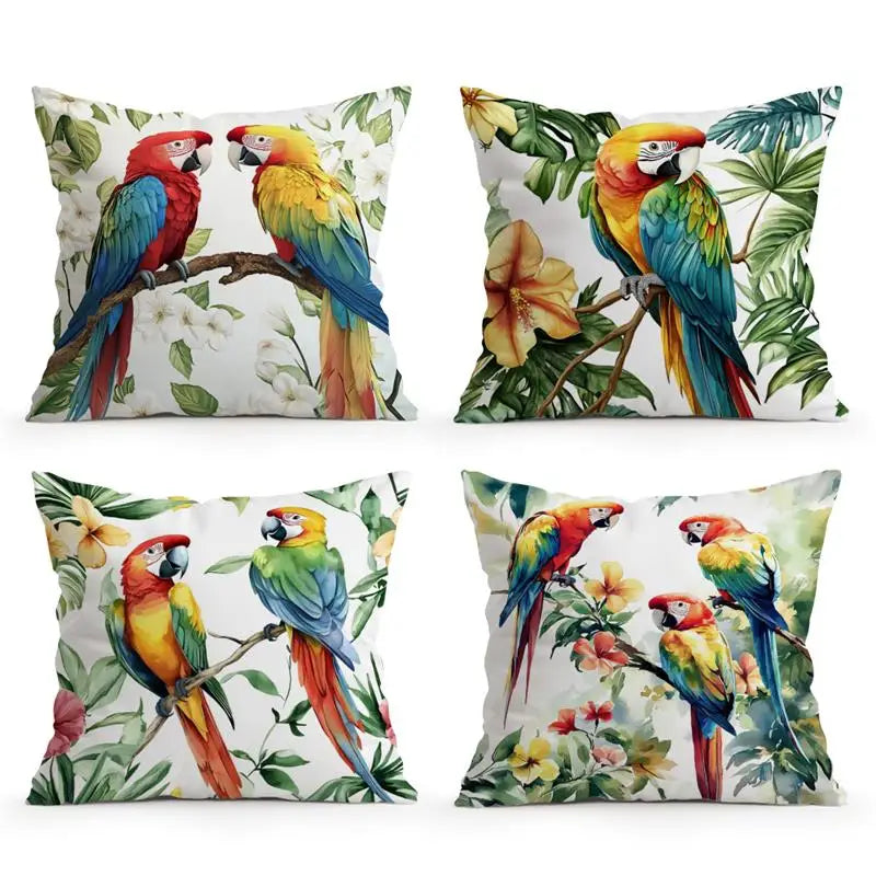 Coussin Perroquet