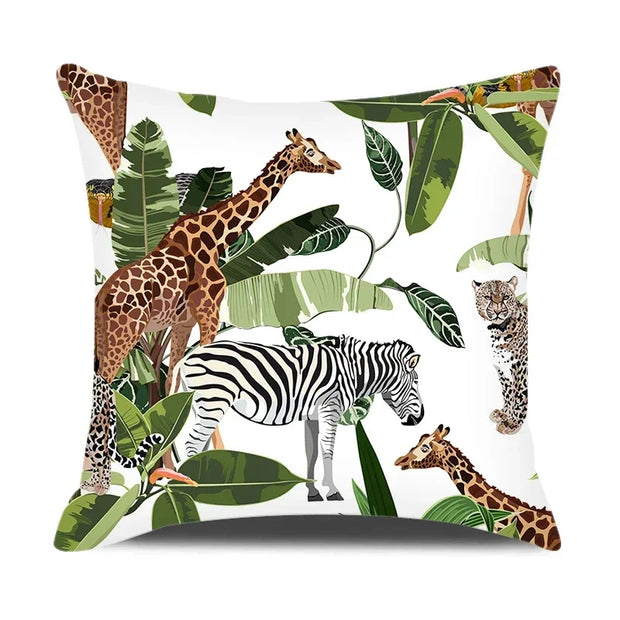 Coussin Animaux Jungle