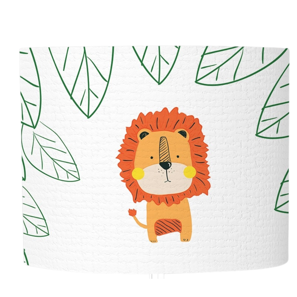 Abat jour Jungle Lion Déco-exotique.fr