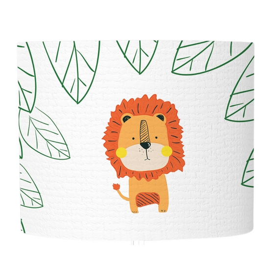 Abat jour Jungle Lion Déco-exotique.fr