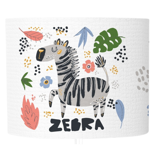 Abat jour Jungle Zébra Fille Déco-exotique.fr