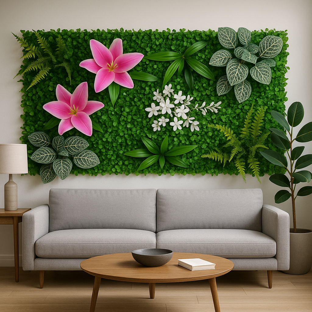 Tableau Végétal Harmonieux- Déco Exotique
