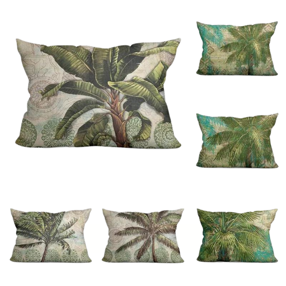 Coussin Jungle Rectangulaire Déco-exotique.fr