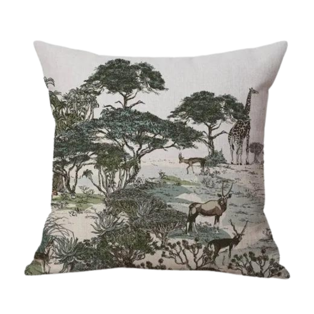 Coussin Savane Déco-exotique.fr