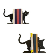 Serre livre Chat Noir Déco-exotique.fr