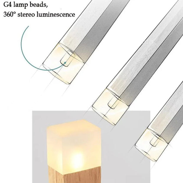 Luminaire Naturel Tube Déco-exotique.fr
