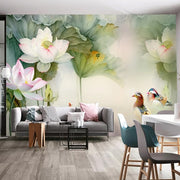 Papier peint Panoramique Jungle Lotus Déco-exotique.fr