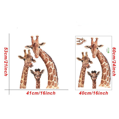 Stickers Girafe Famille Déco-exotique.fr