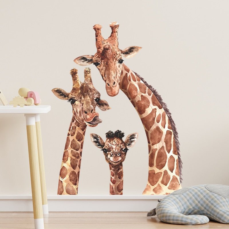 Stickers Girafe Famille Déco-exotique.fr