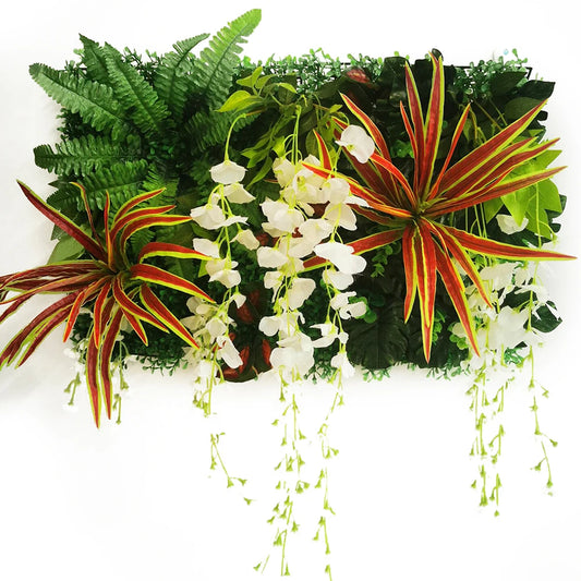 Tableau Végétal Fleurs Artificielles- Déco Exotique