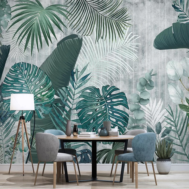 Papier peint Jungle Adhésif Feuillage Déco-exotique.fr