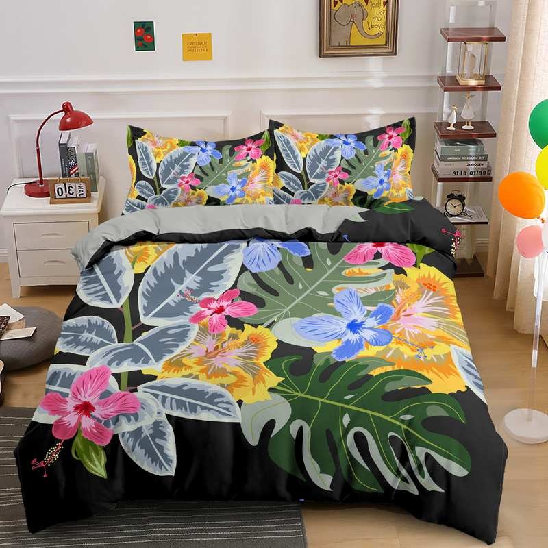 Housse de couette Tropical Belina Déco-exotique.fr