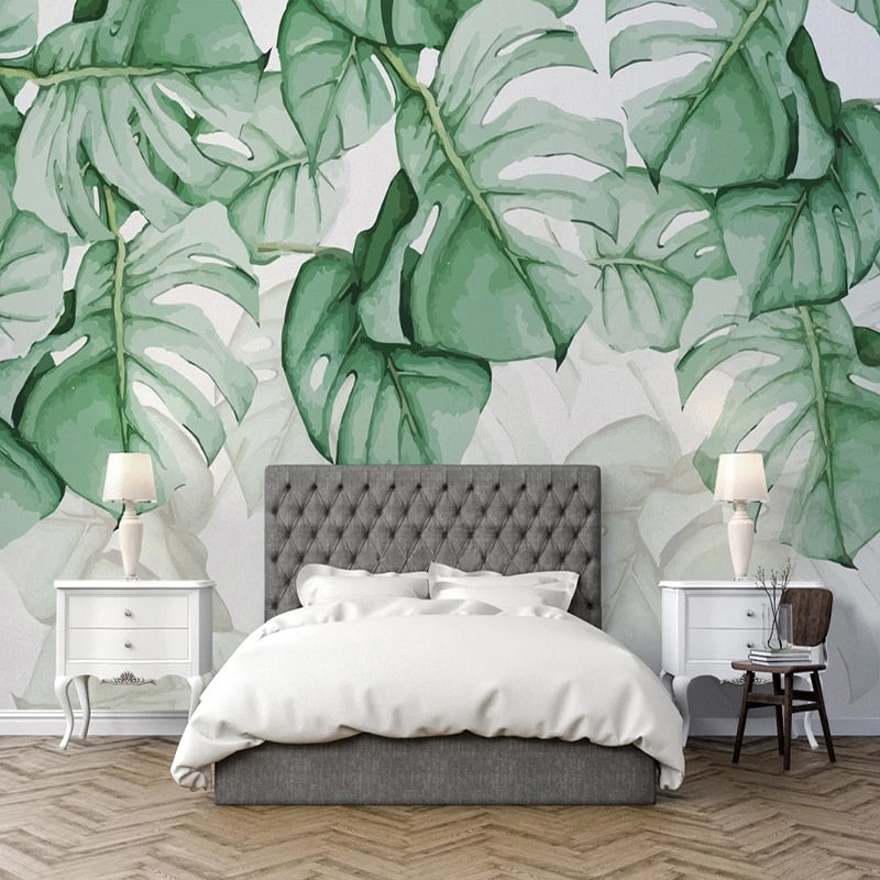 Papier peint Jungle Feuillage Délicat Déco-exotique.fr