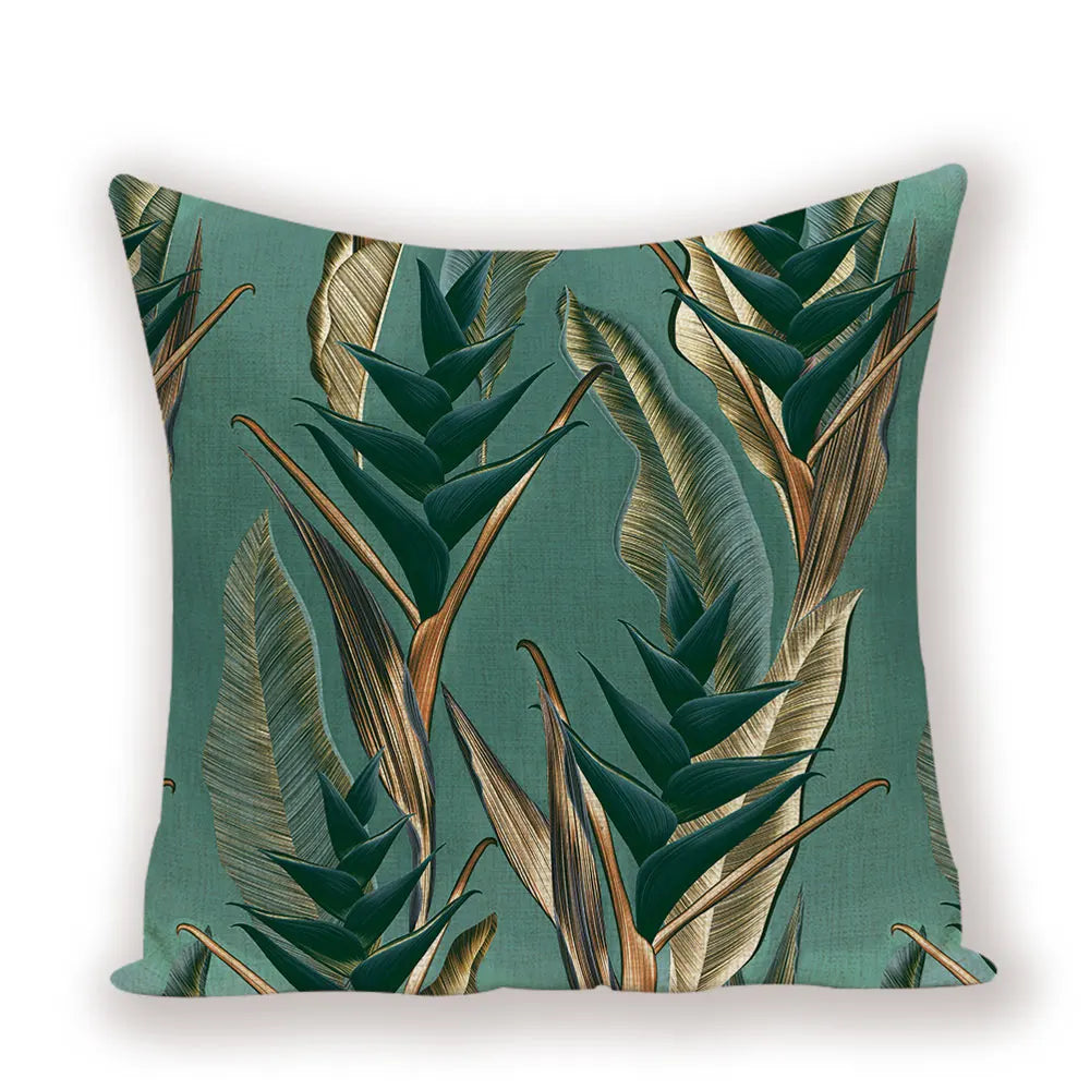 Coussin Feuillage Jungle Déco-exotique.fr