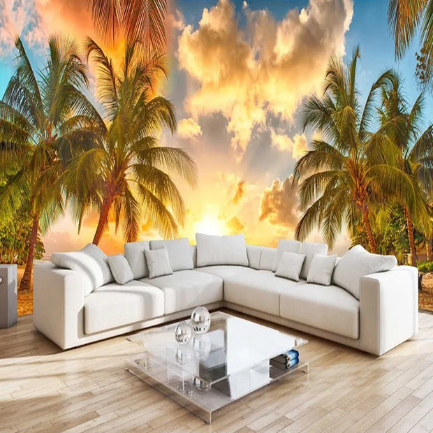 Papier peint Tropical Plage Déco-exotique.fr