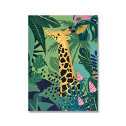 Affiche Animaux Jungle Tropicale Déco-exotique.fr