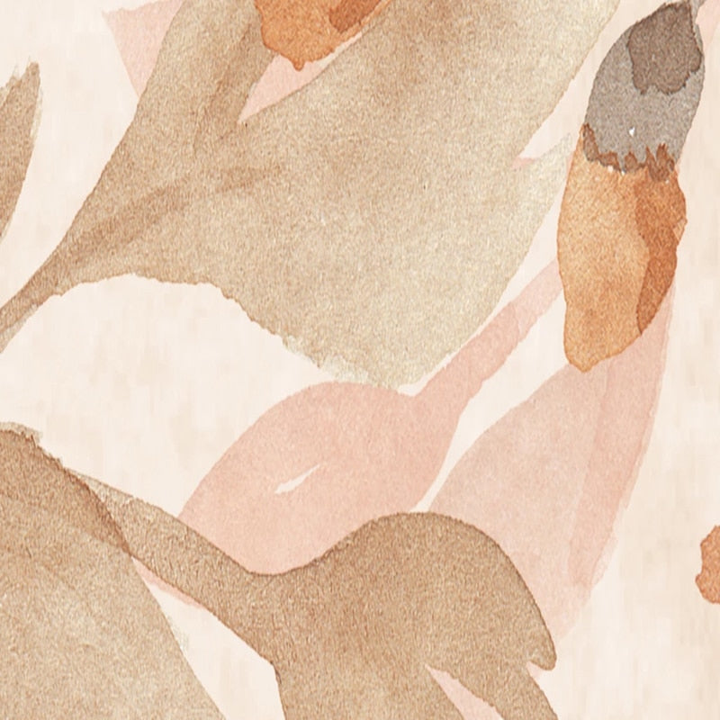 Papier peint Jungle Rose-Taupe Déco-exotique.fr