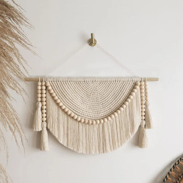 Macramé Mural avec Perle Déco-exotique.fr