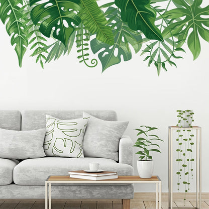 Stickers Trompe l'oeil Fenêtre sur jardin Déco-exotique.fr