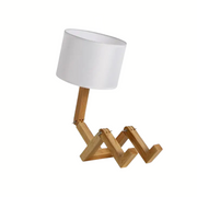 Lampe Bonhomme Bois Déco-exotique.fr