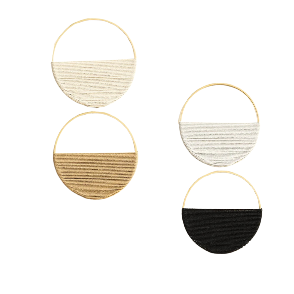 Macramé Demi Cercle Déco-exotique.fr