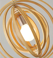 Luminaire Anneau Bois Déco-exotique.fr