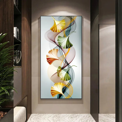 Affiche Ginkgo Coloré-Déco Exotique