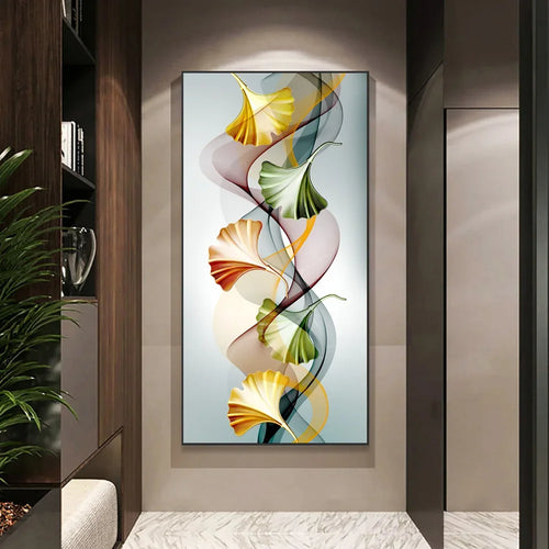 Affiche Ginkgo Coloré-Déco Exotique