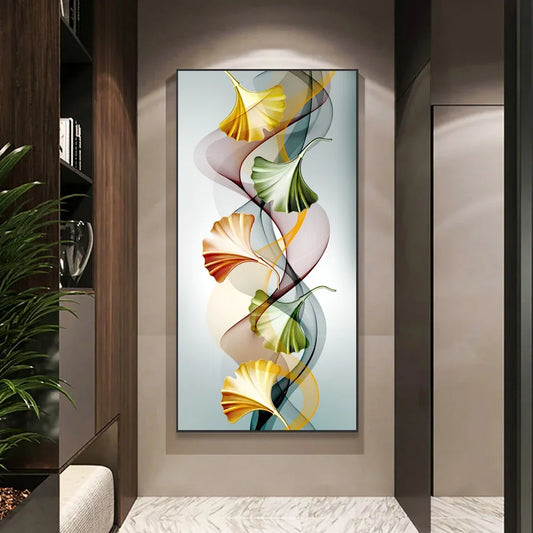 Affiche Ginkgo Coloré-Déco Exotique