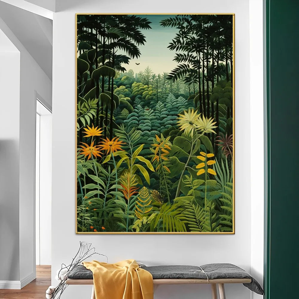 Poster Jungle Style Suuréaliste-Déco Exotique