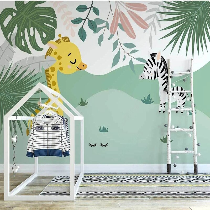 Papier peint Tropical Bébé Déco-exotique.fr