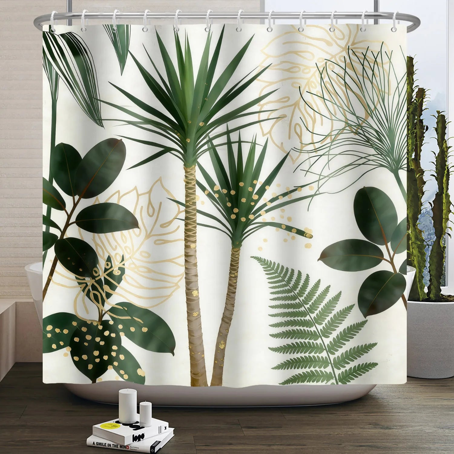 Rideau de douche Jungle des Tropiques-Déco Exotique