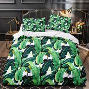 Housse de couette Jungle Feuille Bananier Déco-exotique.fr