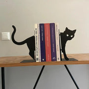 Serre livre Chat Noir Déco-exotique.fr