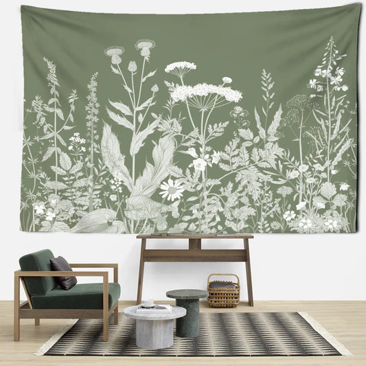 Tenture Jungle Minimaliste- Déco Exotique