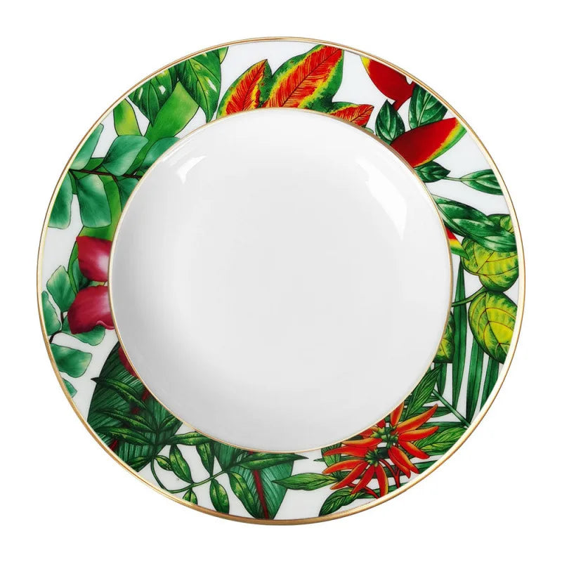 Vaisselle Tropicale Chic-Déco Exotique