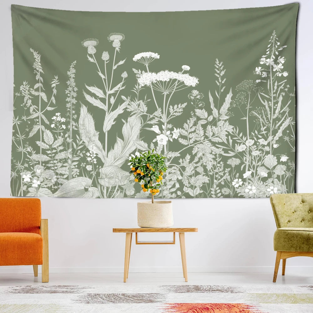 Tenture Jungle Minimaliste- Déco Exotique