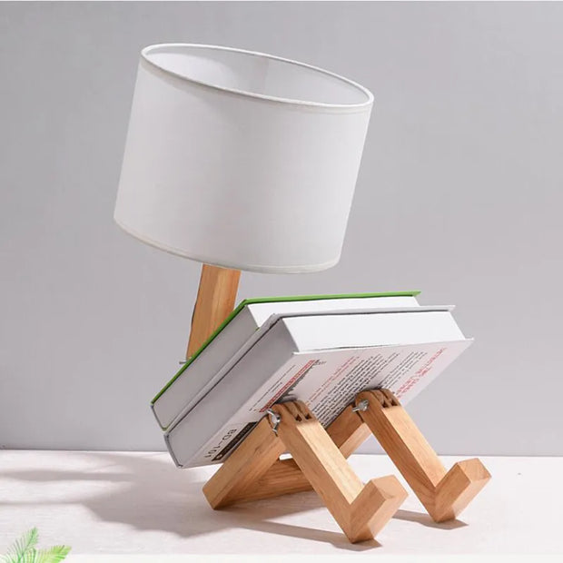 Lampe Bonhomme Bois Déco-exotique.fr