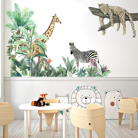 Stickers Muraux Jungle Décor Déco-exotique.fr