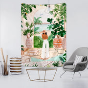 Tenture murale Femme Paysage Déco-exotique.fr