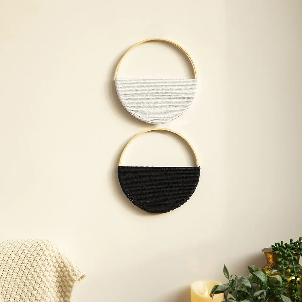 Macramé Demi Cercle Déco-exotique.fr