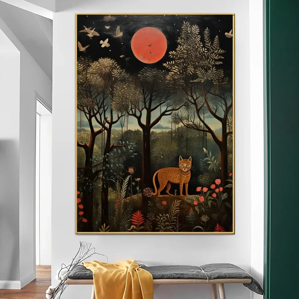 Poster Jungle Style Suuréaliste-Déco Exotique