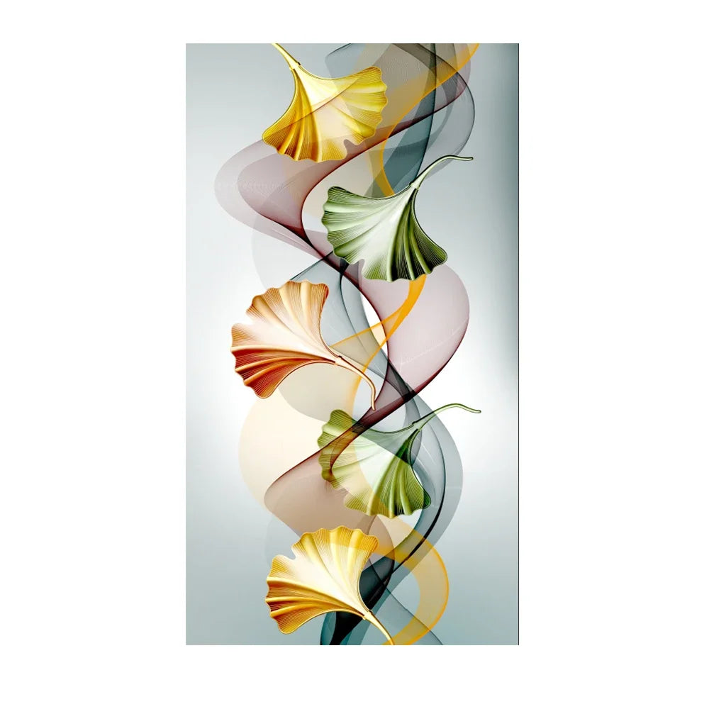 Affiche Ginkgo Coloré-Déco Exotique