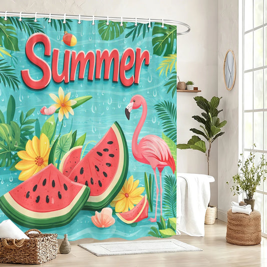Rideau de douche Tropical Summer
