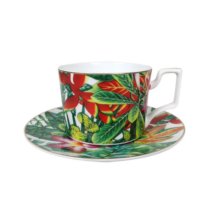 Vaisselle Tropicale Chic-Déco Exotique
