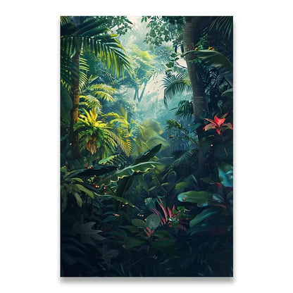Affiche Forêt Luxuriante-Déco Exotique
