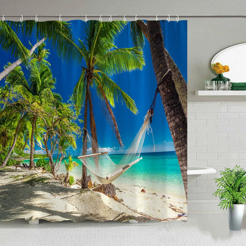 Rideau de douche Tropical Hamac