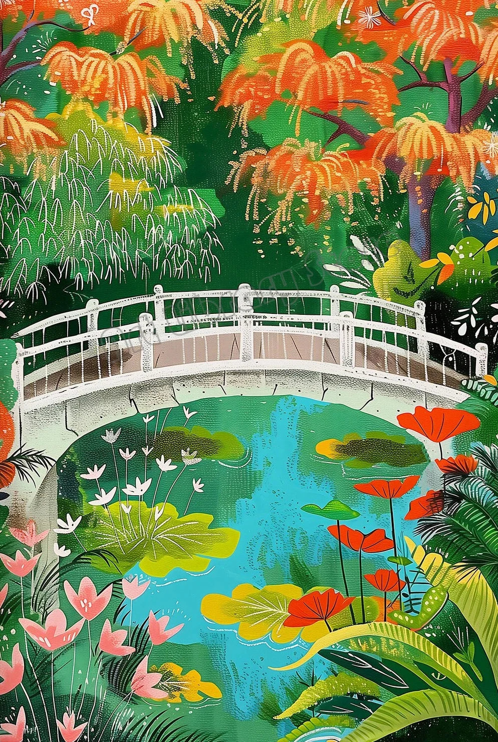 Poster Jungle Flashy-Déco Exotique